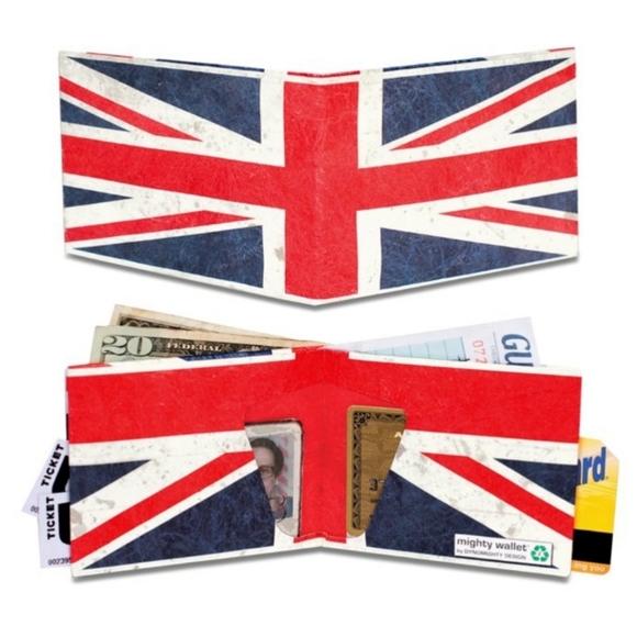 mighty wallet Other - NWT MIGHTY WALLET Union Jack Tyvek